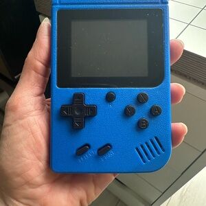 Nintendo Blue Retro-Style Handheld Gaming Console 400 games in 1